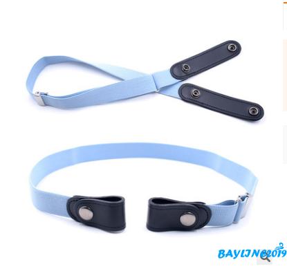 Dây Thắt Lưng Co Giãn Không Khóa Thời Trang Cho Nữ
