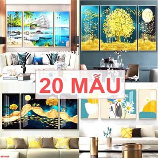 [20 mẫu]  Tranh Treo Tường, TRÁNG GƯƠNG cao cấp,  tranh treo phòng khách, tranh trang trí nhà cửa kích thươc 60x120cm.