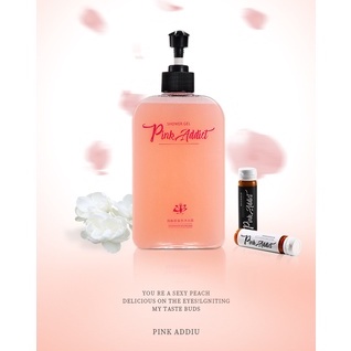 Set Sữa Tắm Nước Hoa Trắng Da Tự Pha Màu PINK ADDICT 420Ml