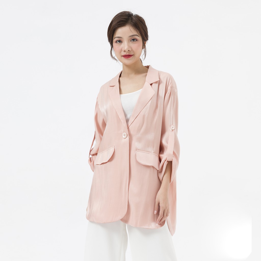Áo Blazer VIENNE TRAN Xẻ Gấu V65D20Q005