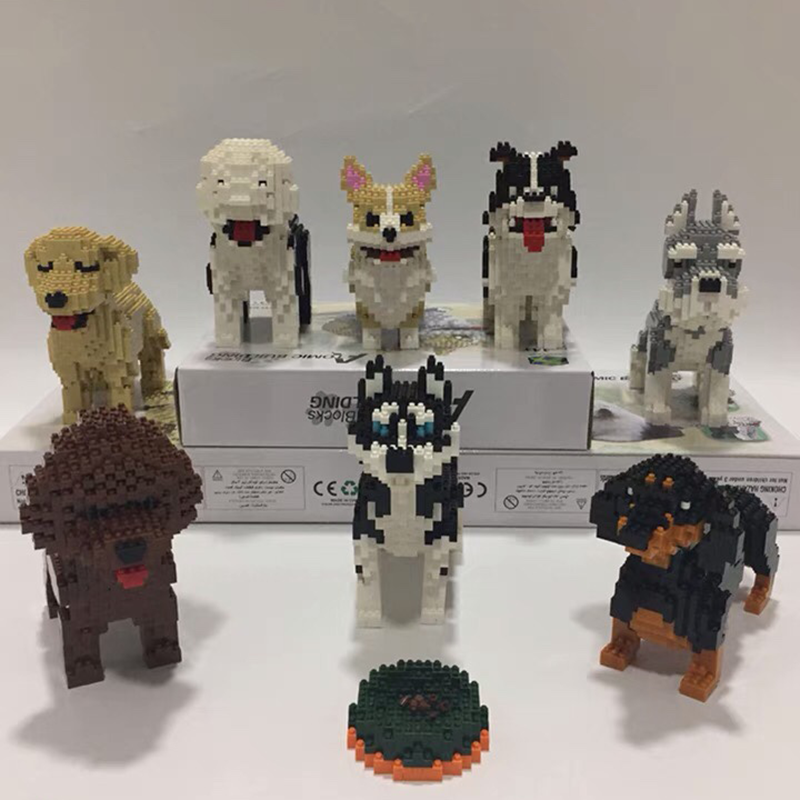 Mô Hình Lắp Ráp Lego Hình Chú Chó Husky Cho Người Lớn