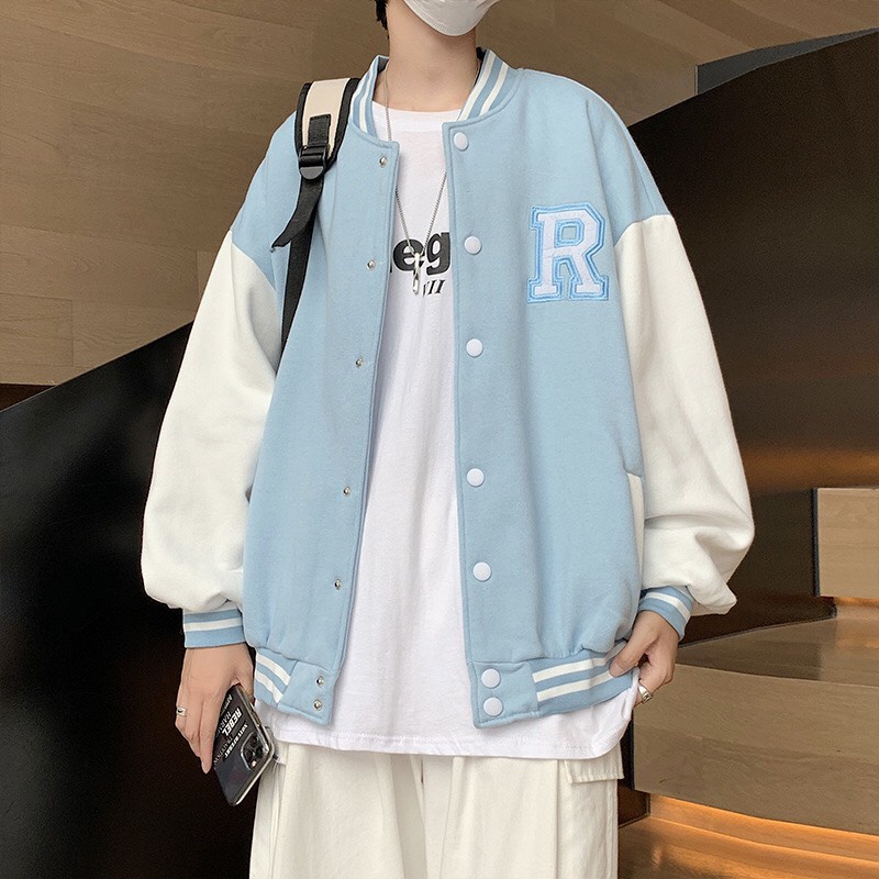 Áo Khoác Cardigan Nỉ Bông LOGO RAY Form Rộng Basic Nam Nữ Unisex Ulzzang NUPAKACHI