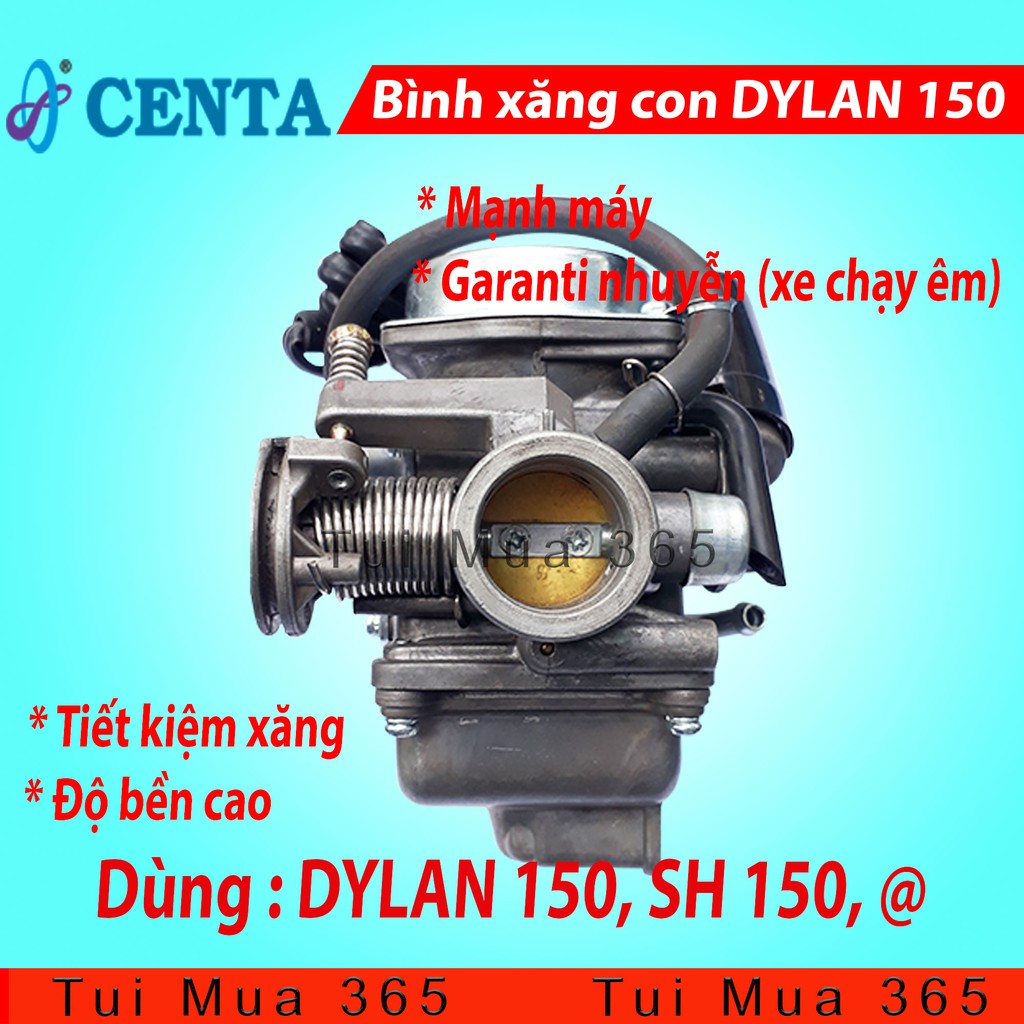 Bình Xăng Con xe Dylan, SH Ý, A Còng Tiết Kiệm Xăng Centa