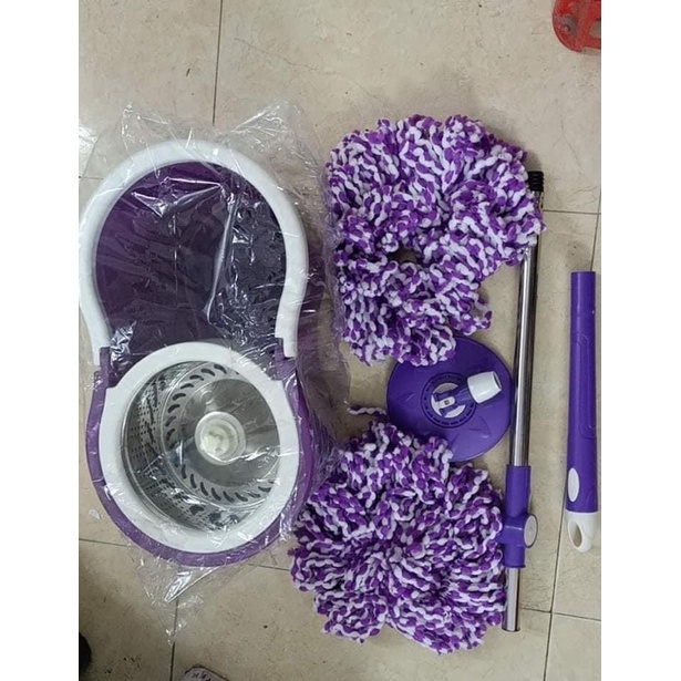 Bộ Lau Nhà Thông Minh 360 Độ Lòng Inox