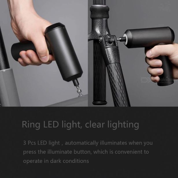 Máy khoan bắn vít điện cầm tay không dây Mijia S2 12 đầu MJDDLSD001QW - Điện áp 3.6v , Pin 2000 MHA