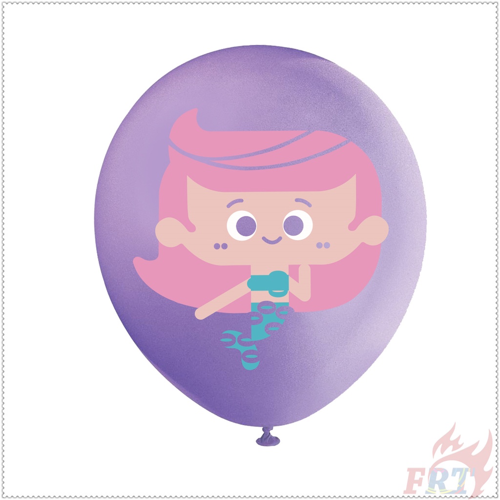 1 bong bóng latex 12 inch họa tiết hoạt hình trang trí tiệc sinh nhật