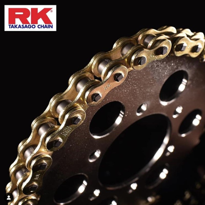 Sên RK 428 KLW XW-Ring Vàng Hàng Chính Hãng Nhật