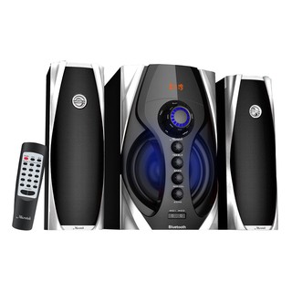 Loa Vi Tính Bluetooth Microtek MT668BT / 2.1 (Đen) - Hàng Nhập Khẩu