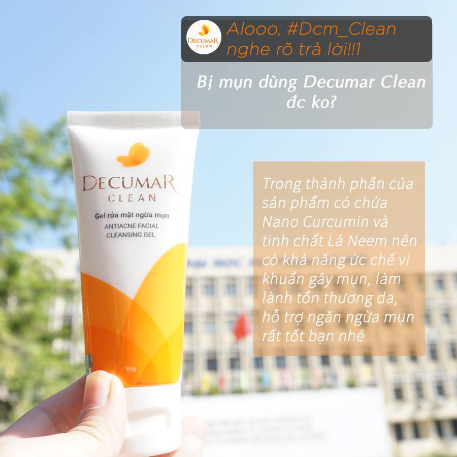 GEL RỬA MẶT DECUMAR CLEAN