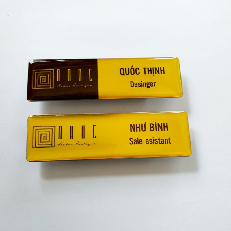 Bảng tên nhân viên - lên file và in theo yêu cầu