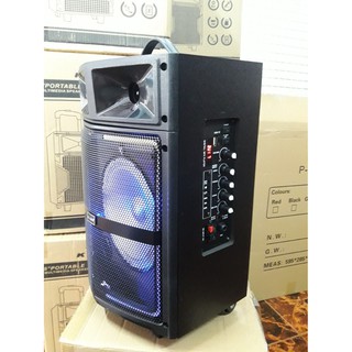 LOA BLUETOOTH KARAOKE a8 GIÁ RẺ co 2 micro