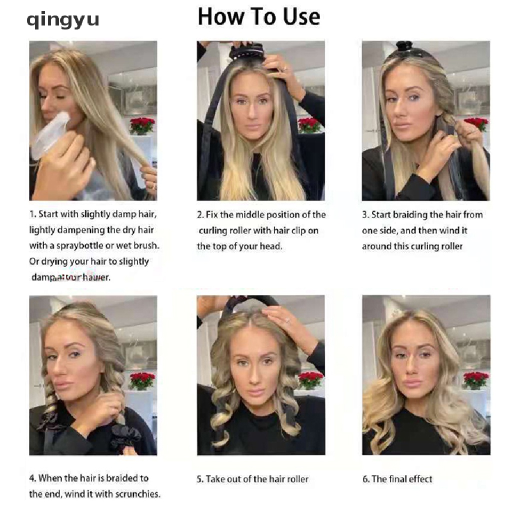 Lô Cuốn Tóc Bằng Nhiệt Không Dùng Nhiệt Tiện Dụng