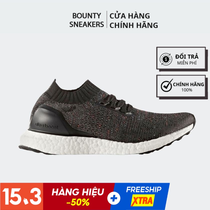 Giày Thể Thao  Ultra boost Uncaged J Nữ Đen Trắng BB3050 - Hàng Chính Hãng - Bounty Sneakers