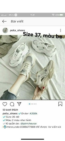 Combo 3 sp giày
