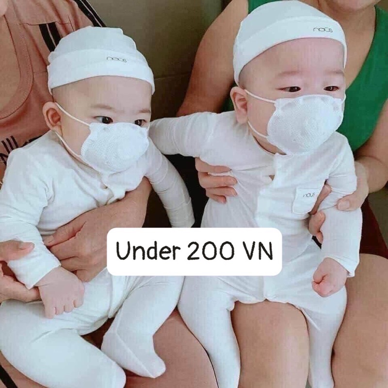 Khẩu Trang Gấu Em Bé Sơ Sinh 0-3 tuổi