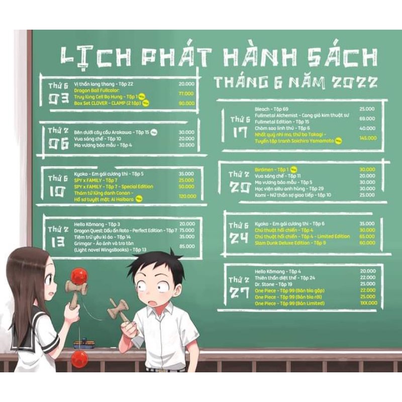 Bookmark KĐ tháng 6