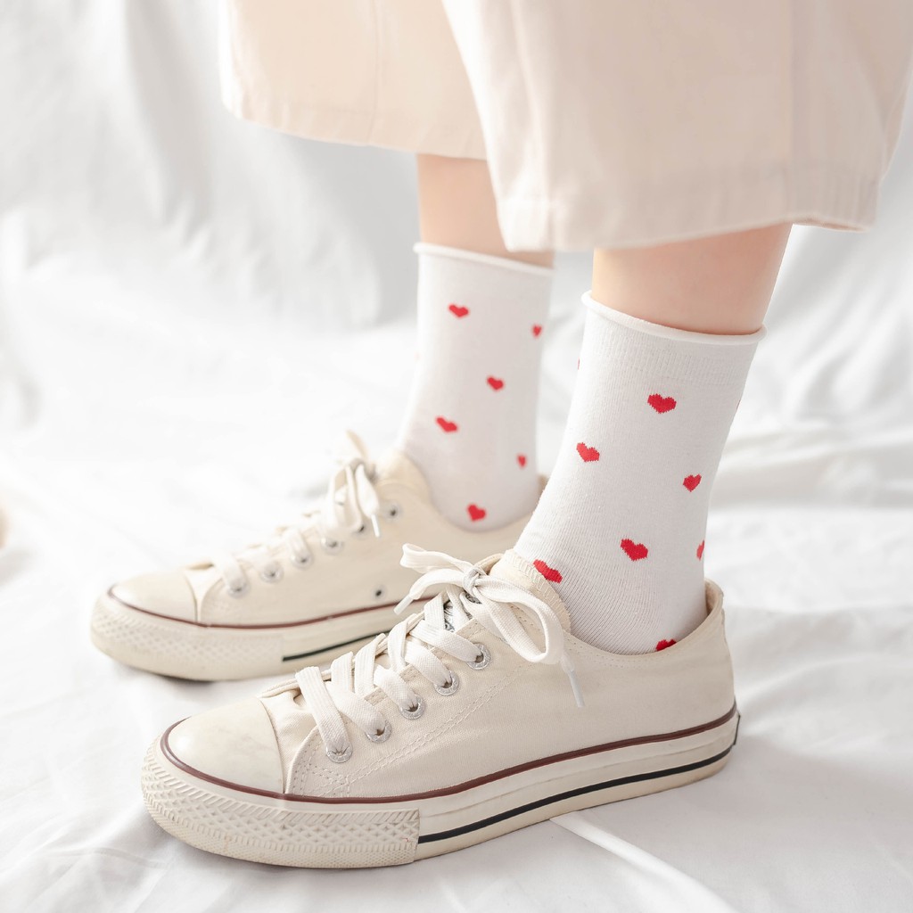 Tất nữ ống nhún style Hàn Quốc dáng đường phố năng động trẻ trung siêu đẹp TC23 - Mijusa