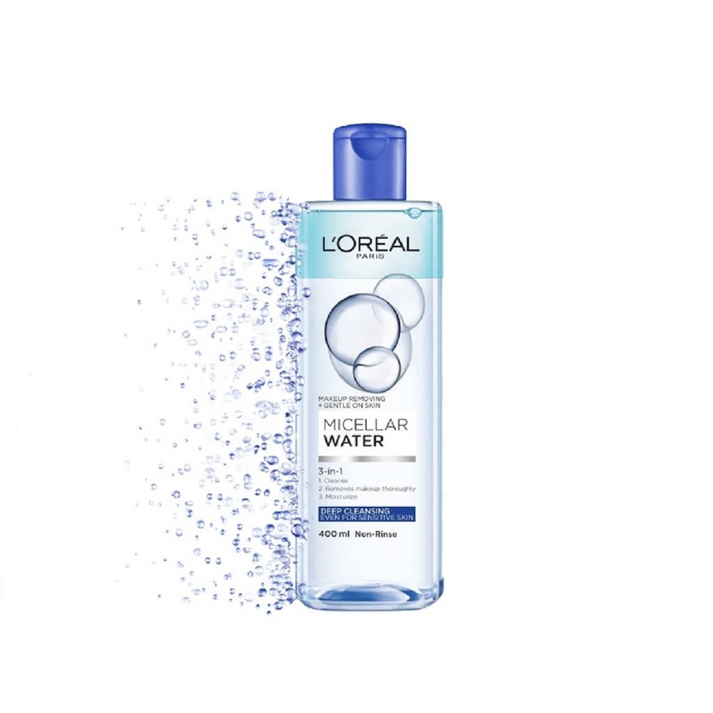 Nước tẩy trang cho mọi loại da L'Oreal Paris 3-in-1 Micellar Water 400ml | BigBuy360 - bigbuy360.vn
