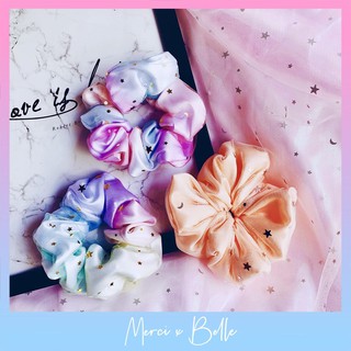 Cột Tóc Vải Scrunchies Đính Sao Cao Cấp