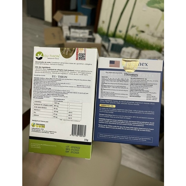 ✅ EU-THION Viên uống đẹp da chống lão hoá, tăng đề kháng