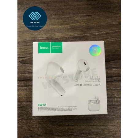 Tai Nghe Bluetooth True Wireless Hoco EW12, Ấm Thanh Ấn Tượng, Khử Tiếng Ồn, Thiết Kế Cao Cấp, Tinh Tế, Kết Nối Ổn Định.