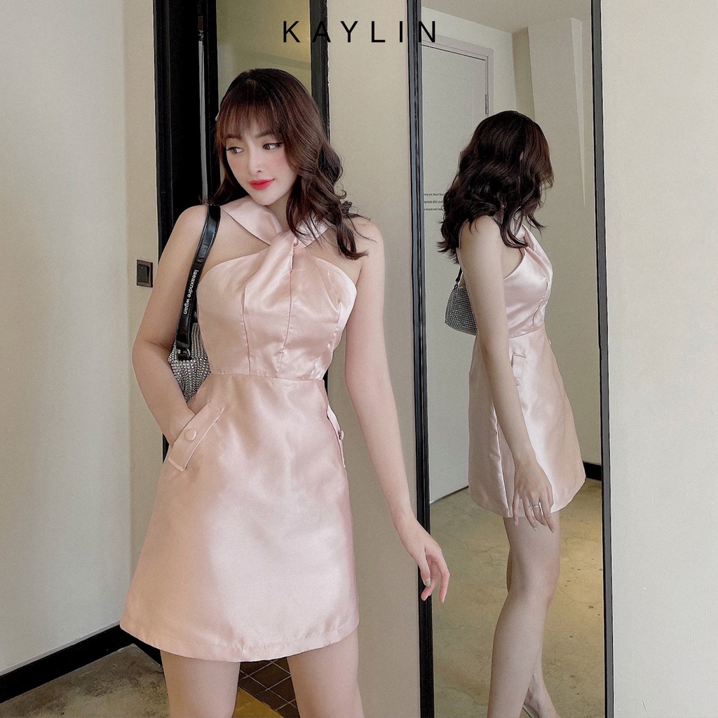 Đầm chéo cổ N1522 - KAYLIN