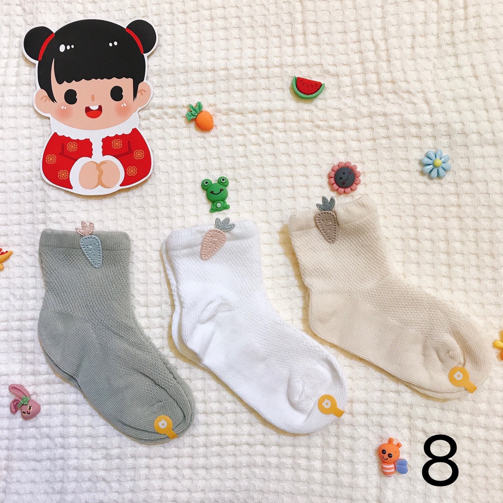 Tất chân tobe (0-12 tháng) cao cấp mềm mịn không dày chất đẹp cho bé trai bé gái