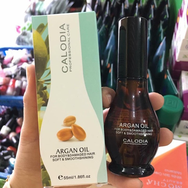 COMBO 5 CHAI Tinh dầu dưỡng tóc, Tinh dầu dưỡng tóc Argan Oil, chai tinh dầu dưỡng tóc CALODIA, tinh dầu dưỡng tóc, dầu