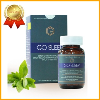 [Mua 3 Tặng 1] Hỗ Trợ Ngủ Ngon Cho Người Mất Ngủ - Go Sleep Hộp 60 Viên