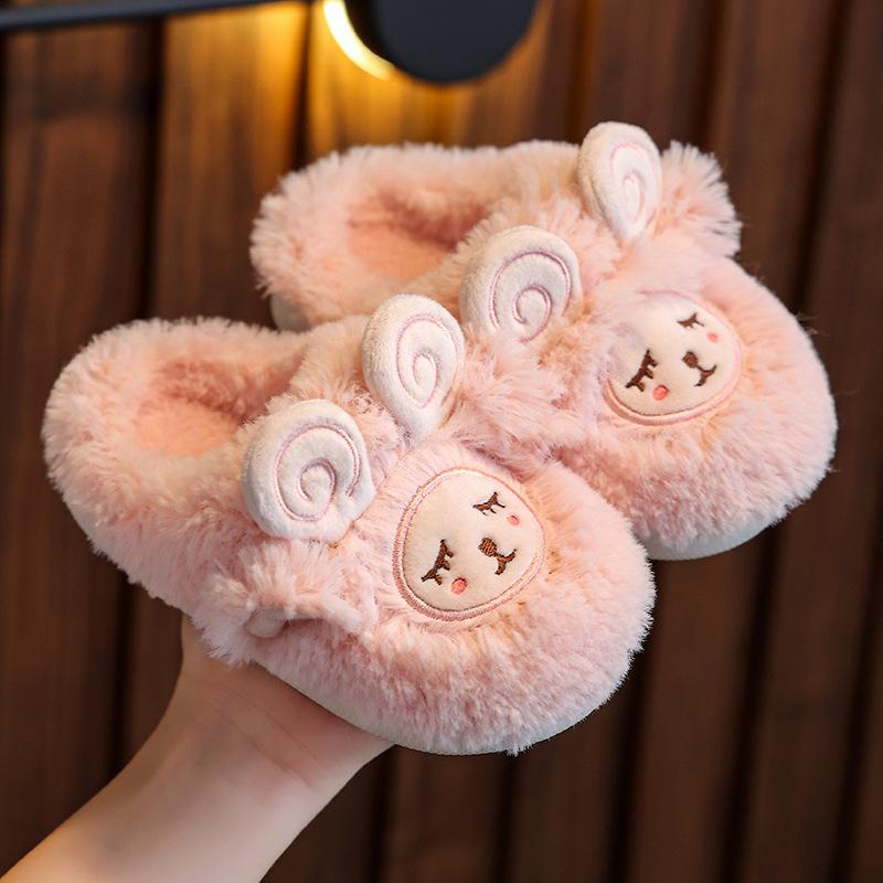 Dép bông đi trong nhà, Dép bông cho bé trai bé gái hình CON CỪU dễ thương SC09