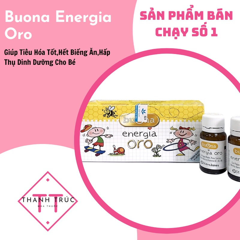 Buona Energia Oro Giúp Tiêu Hóa Tốt,Hết Biếng Ăn,Hấp Thụ Dinh Dưỡng Cho Bé