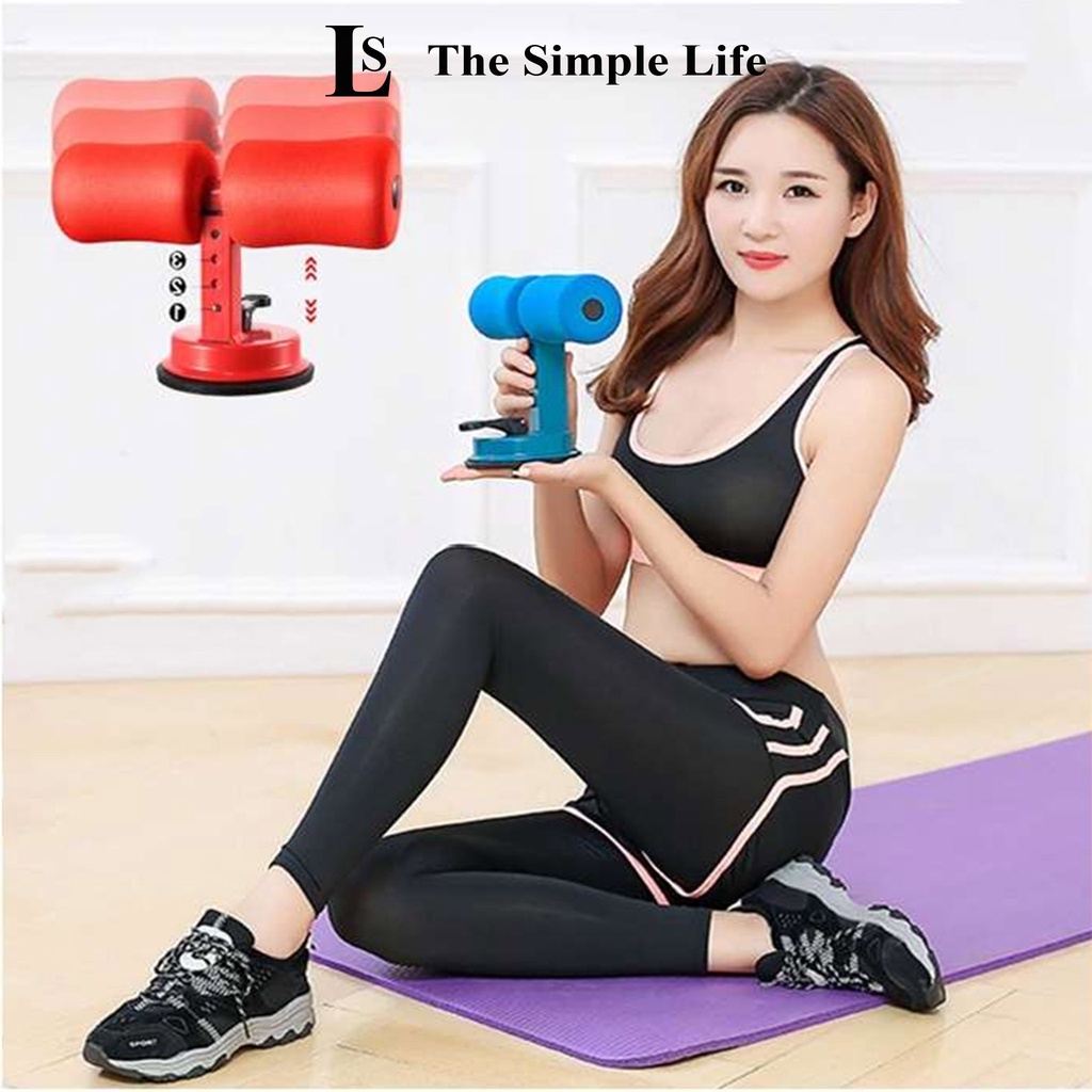 Dụng cụ gập bụng, dụng cụ tập cơ bụng eo, gym, yoga giảm béo tại nhà có đế hút chân không chữ T chắc chắn [CHÍNH HÃNG]