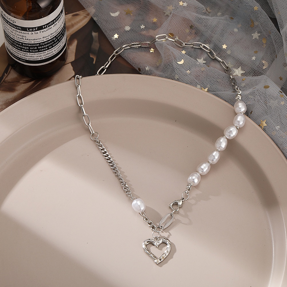 Vòng cổ IF YOU mặt hình trái tim phong cách Hàn Quốc thanh lịch cho nữ