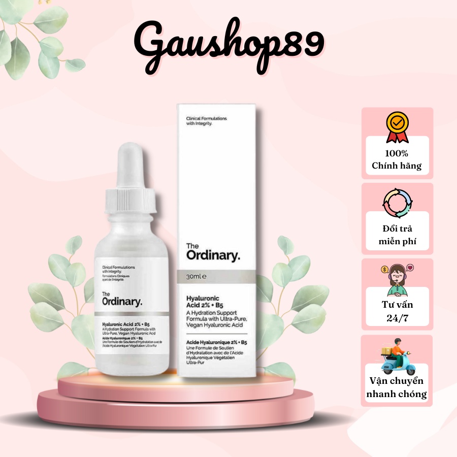 [30ml,60ml]  SERUM CẤP NƯỚC PHỤC HỒI DA HYALURONIC ACID 2% + B5