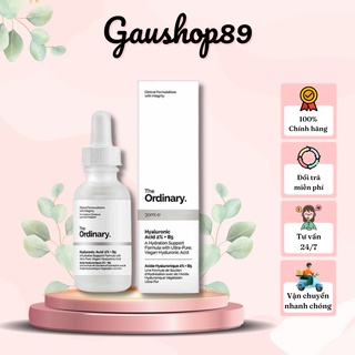 [THE ORDINARY] [30ml,60ml]  SERUM CẤP NƯỚC PHỤC HỒI DA HYALURONIC ACID 2% + B5