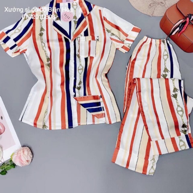 Bộ lụa sattin dây xích