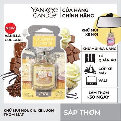 Sáp thơm xe Yankee Candle - mùi Vanilla Cupcake