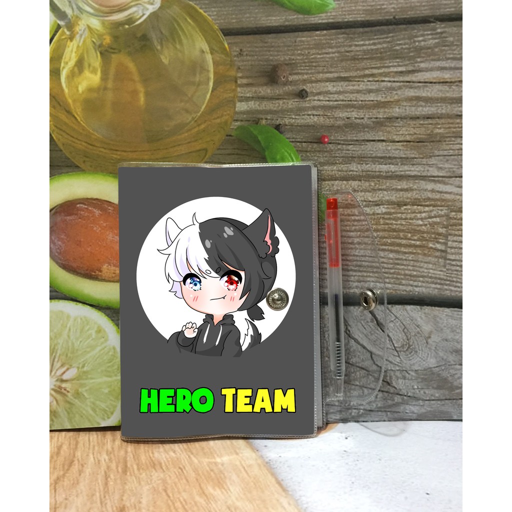 Sổ in hình hero team các thành viên