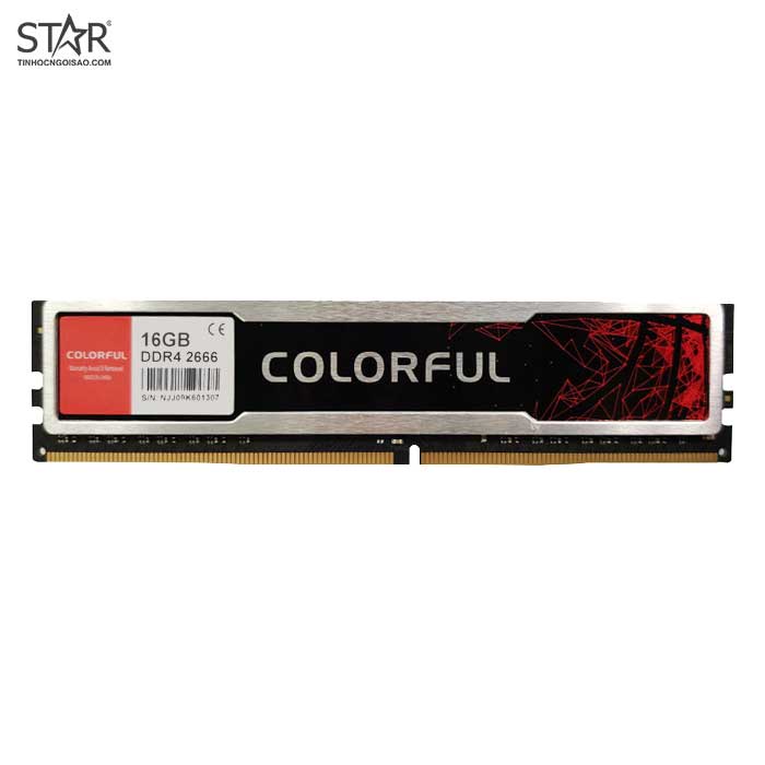 Ram DDR4 Colorful 16G/2666 Tản Nhiệt cũ