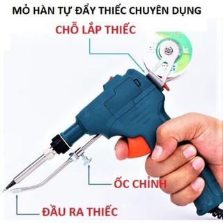 Bộ mỏ hàn tự động đẩy thiếc khi hàn công xuất 60w nhanh nóng