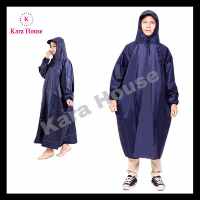 ÁO MƯA BIT 1m2 ( TỪ VAI XUỐNG TÀ ÁO CHƯA TÍNH NÓN) VẢI DÙ CAO CẤP KARA HOUSE