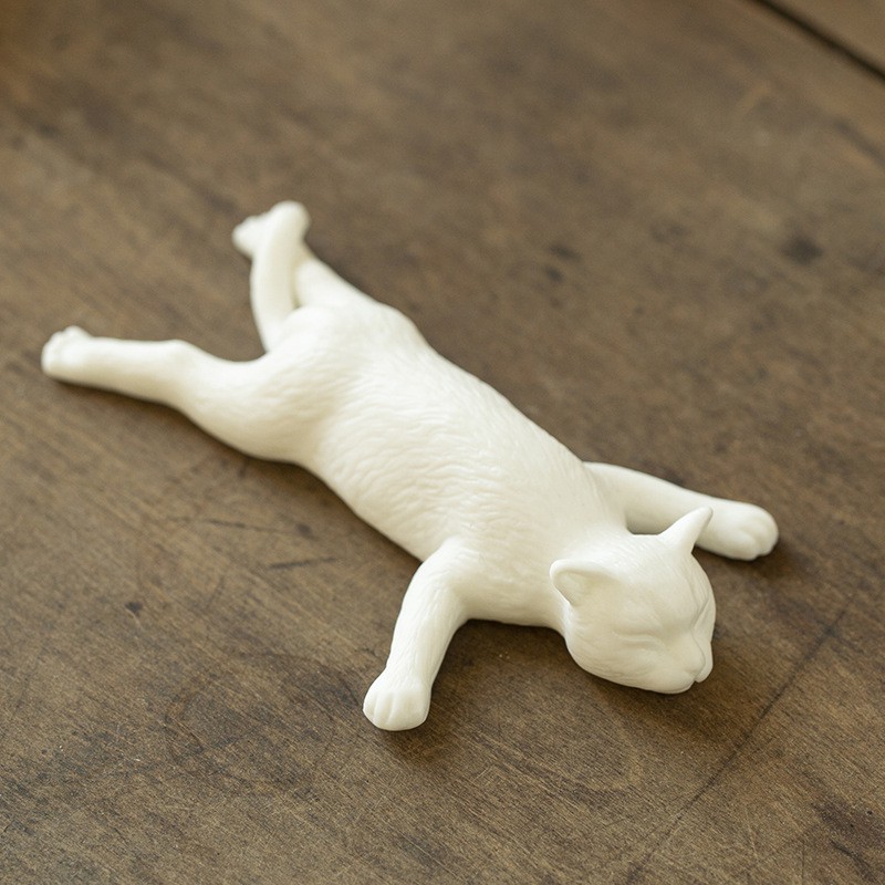 Girl Heart Ceramic Cat Small Ornaments Desktop Home Study Personality Creative Decorations  Birthday Gift | BigBuy360 - bigbuy360.vn