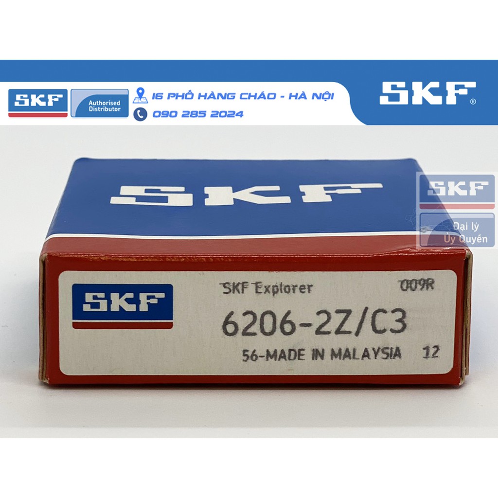 VÒNG BI SKF 6206-2Z/C3 chính hãng