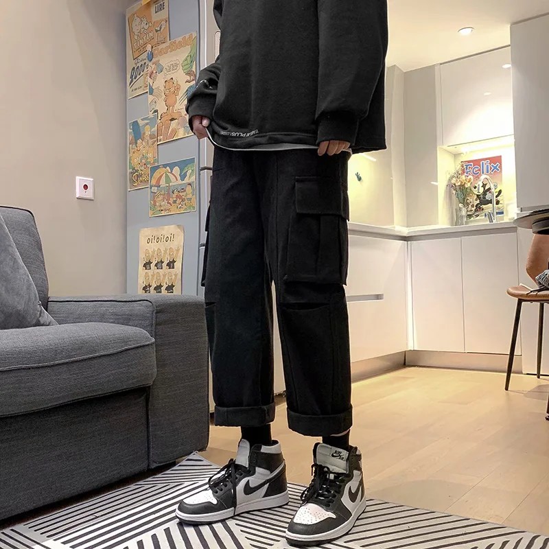 Quần Dài Thể Thao Phong Cách Đường Phố Kiểu Nhật Bản Sành Điệu Cho Nam S-3Xl | BigBuy360 - bigbuy360.vn