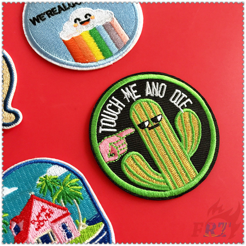 ✿ VSCO：Sad Words Iron-on Patch ✿ 1Pc Diy Embroidery Patch Iron on Sew on Badges Patches