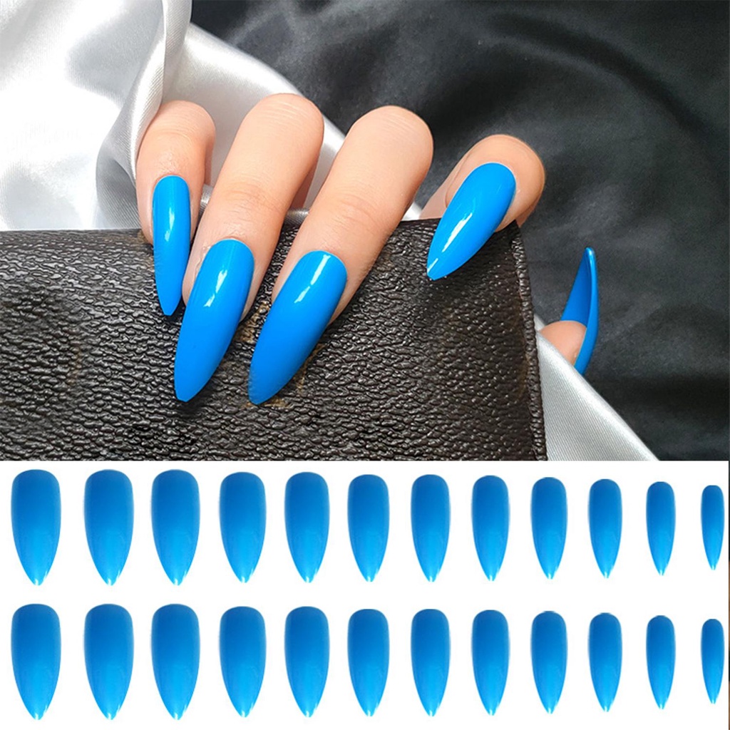 Hộp 24 Móng Tay Giả Trang Trí Nghệ Thuật