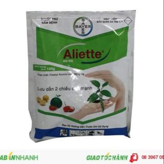Thuốc trừ bệnh aliette phòng trừ các bệnh cháy mép lá do vi khuẩn, héo xanh