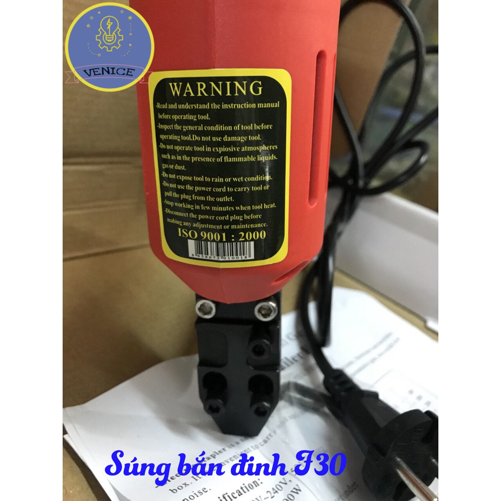 [SALE] Súng bắn đinh U 1013J, đinh ghim VENICE - Dùng điện 220V - Bảo hành 6 tháng