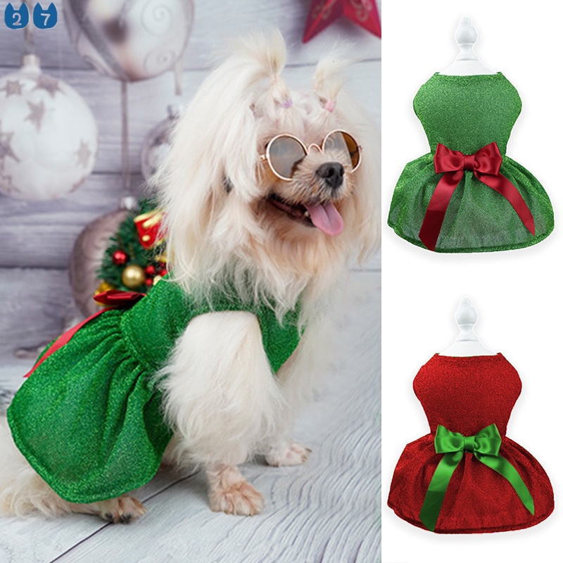 Đầm Hóa Trang Halloween / Giáng Sinh Lấp Lánh Vui Nhộn Cho Thú Cưng 27 Món
