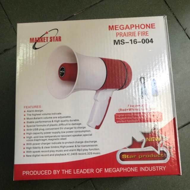 Loa phóng thanh cầm tay megaphone có usb ms 004